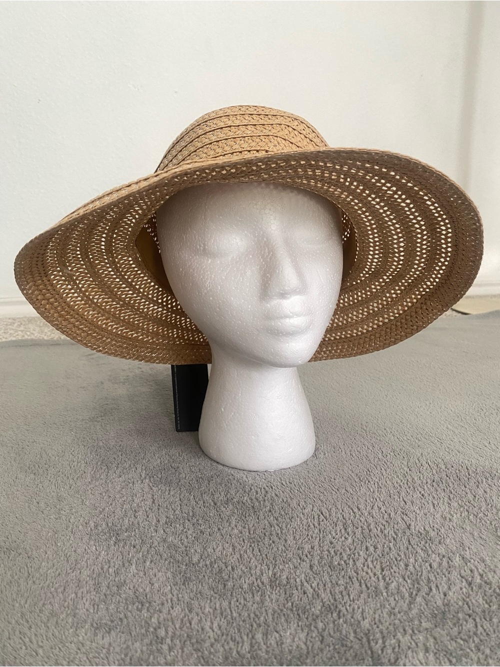 Jane & Berry Wide Brim Straw Sun Hat NWT